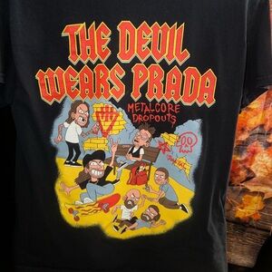 The Devil Wears Prada Black Graphic Band T-Shirt